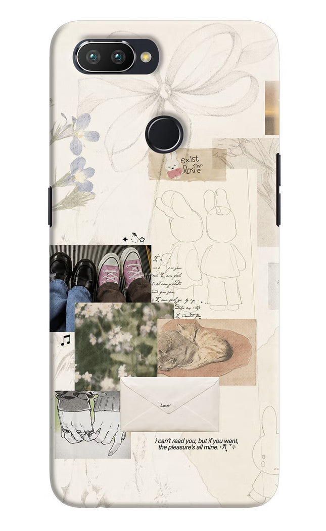 Soft Aesthetic Realme 2 Pro Hard Case Back Cover by Casekaro