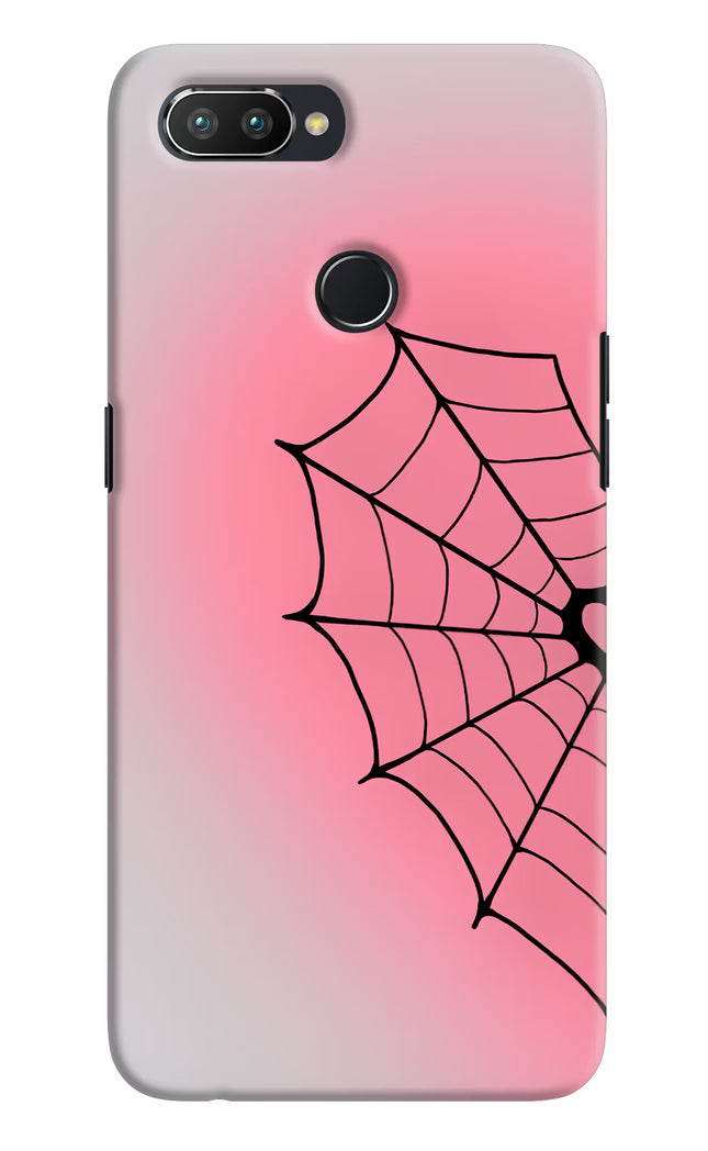 Pink Web Realme 2 Pro Hard Case Back Cover by Casekaro