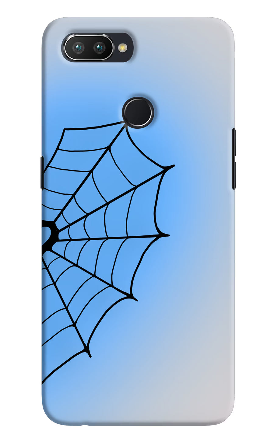 Blue Web Realme 2 Pro Back Cover, Hard case