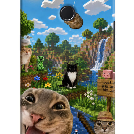 Minecraft Cat Chaos Realme 2 Pro Hard Case Back Cover by Casekaro