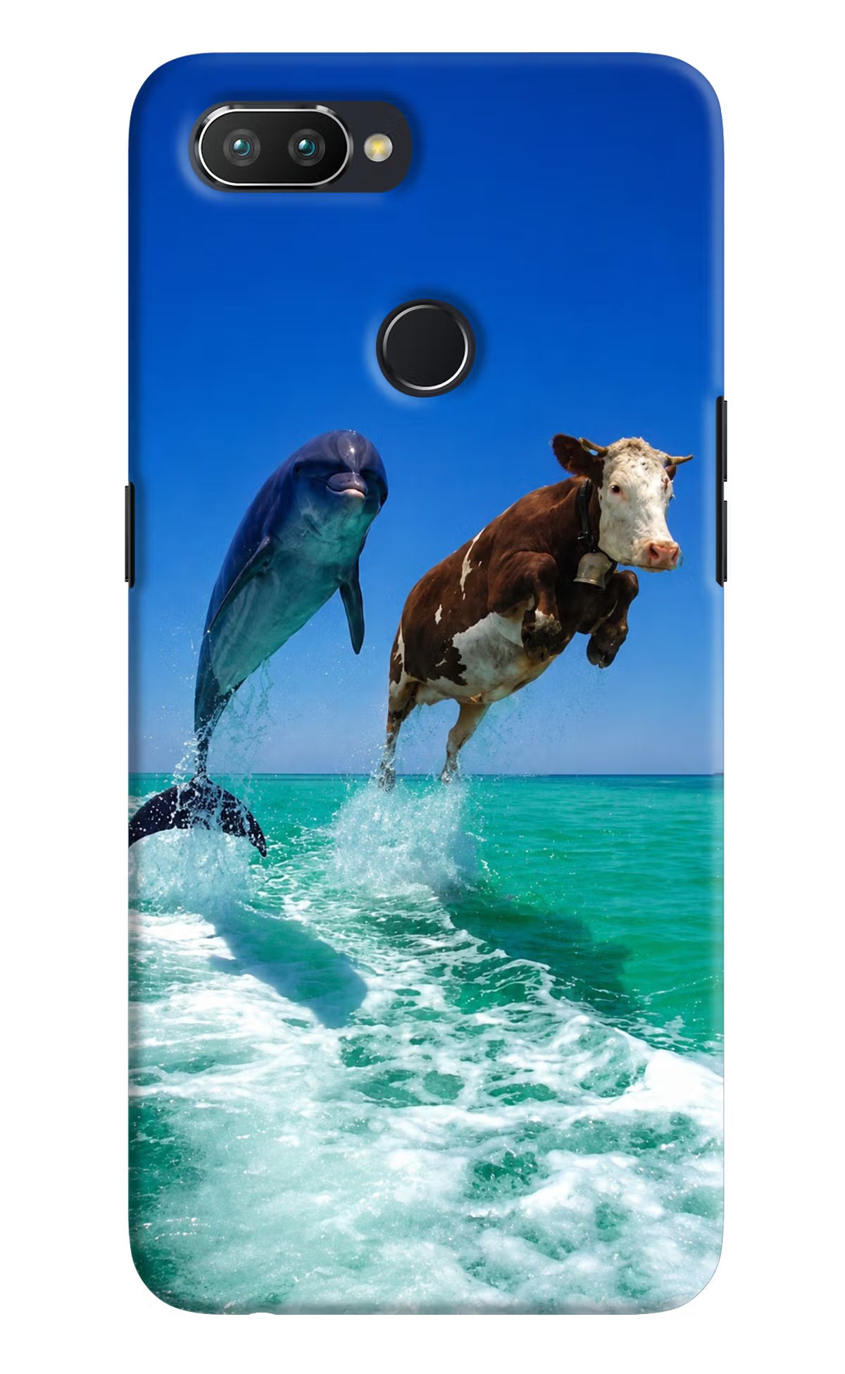 Dolphin vs Cow Realme 2 Pro Back Cover
