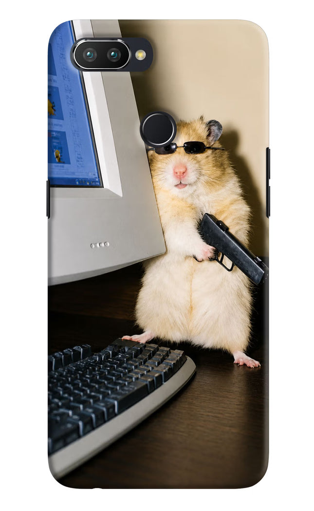 Hacker Hamster Realme 2 Pro Hard Case Back Cover by Casekaro