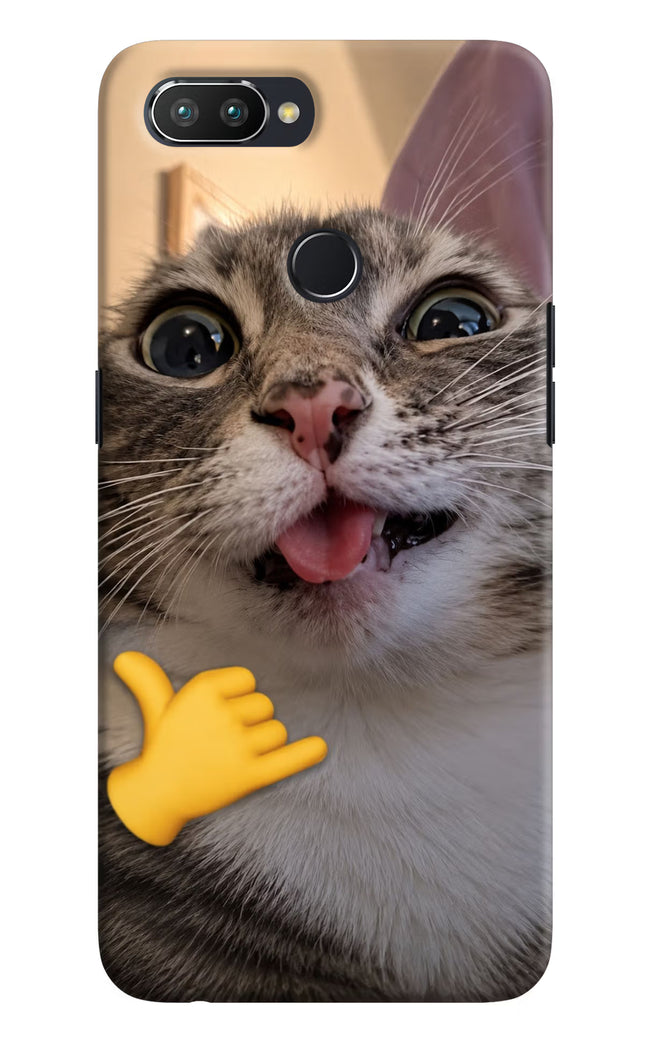 Silly Cat Call Realme 2 Pro Hard Case Back Cover by Casekaro