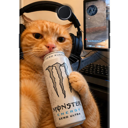 Gamer Cat Energy Realme 2 Pro Hard Case Back Cover by Casekaro