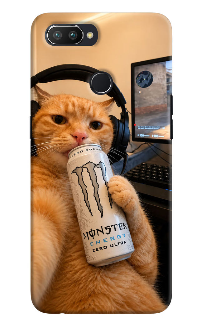 Gamer Cat Energy Realme 2 Pro Hard Case Back Cover by Casekaro