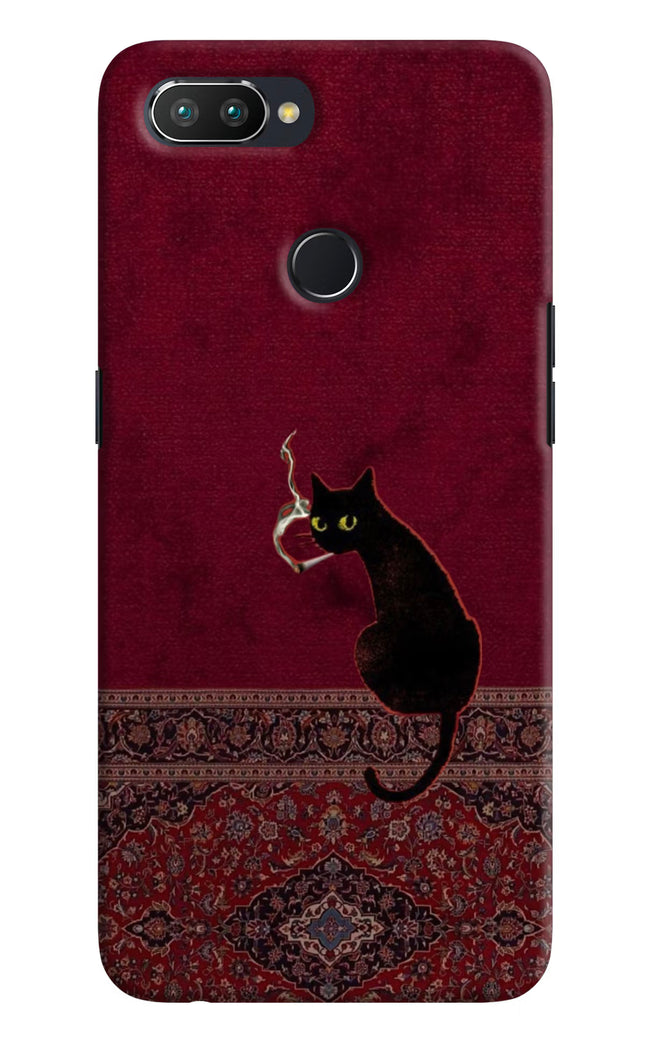 Midnight Cat Realme 2 Pro Hard Case Back Cover by Casekaro