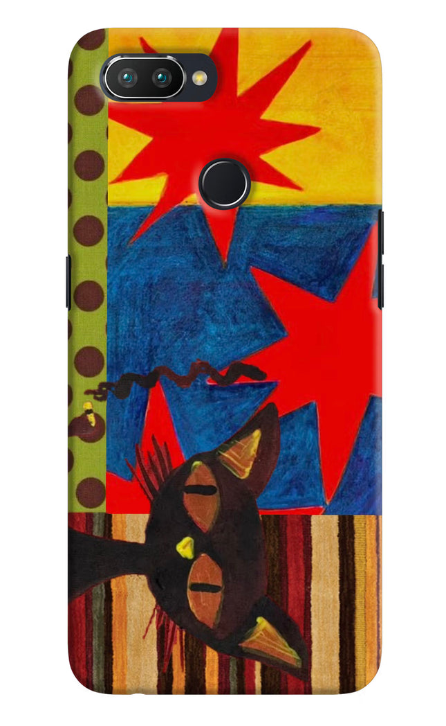 Pop Cat Realme 2 Pro Hard Case Back Cover by Casekaro
