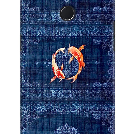 Koi Blue Realme 2 Pro Back Cover