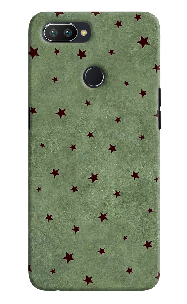 Green Stars Realme 2 Pro Hard Case Back Cover by Casekaro