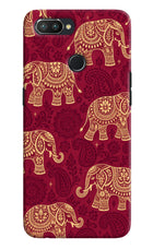 Maroon Elephant Realme 2 Pro Hard Case Back Cover by Casekaro