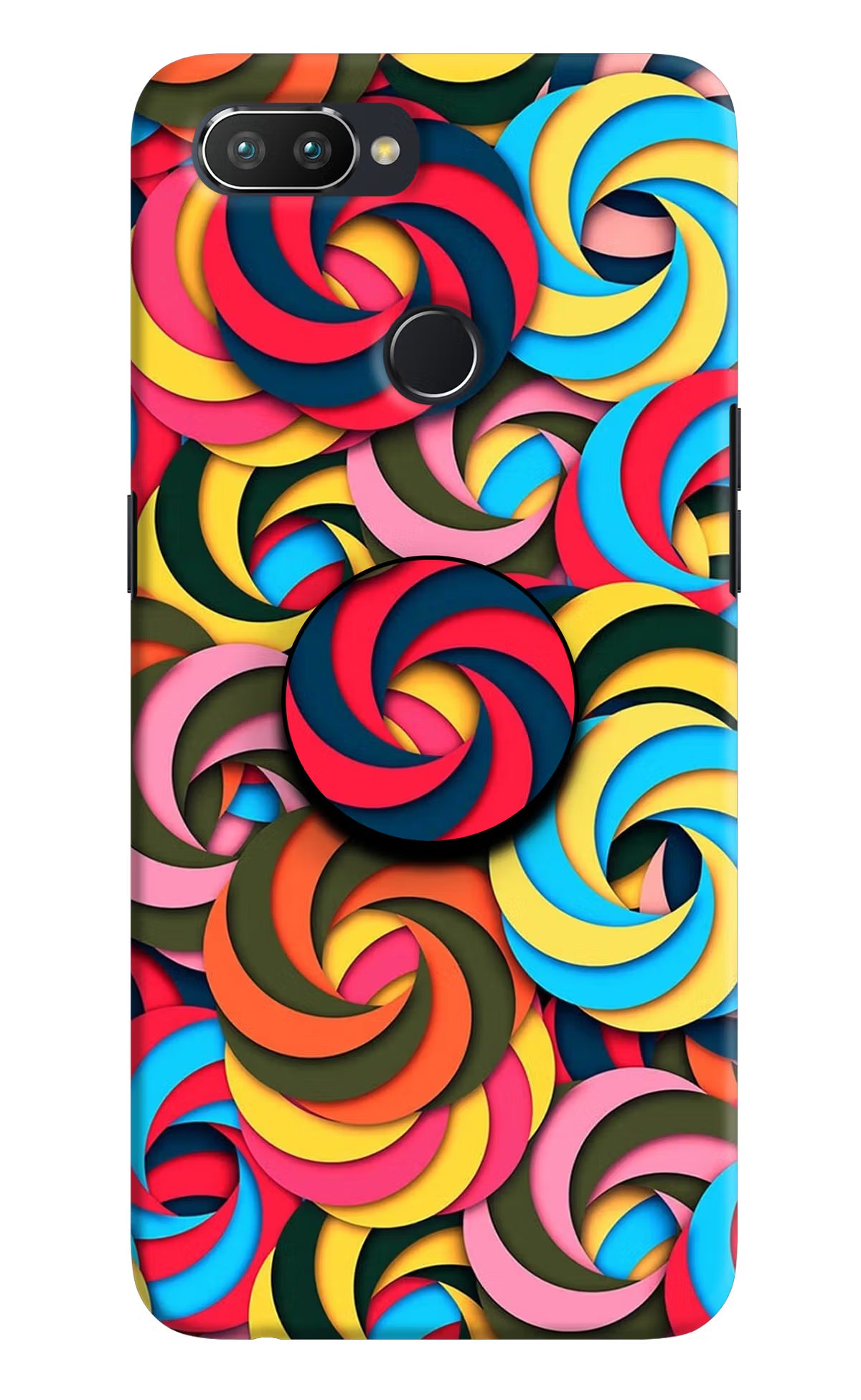 Spiral Pattern Realme 2 Pro Pop Case by Casekaro