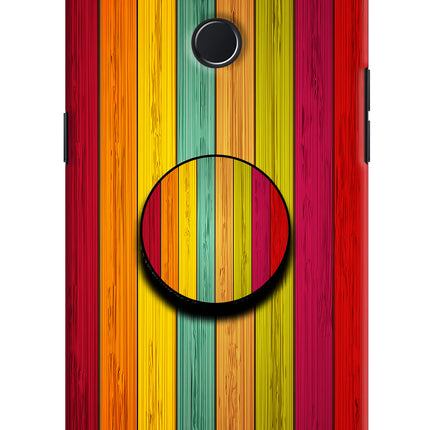 Multicolor Wooden Realme 2 Pro Pop Case by Casekaro