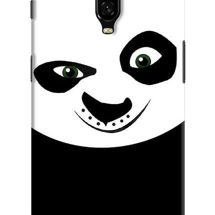 Panda Oneplus 6T Hard Case Back Cover by Casekaro