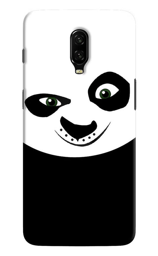 Panda Oneplus 6T Hard Case Back Cover by Casekaro