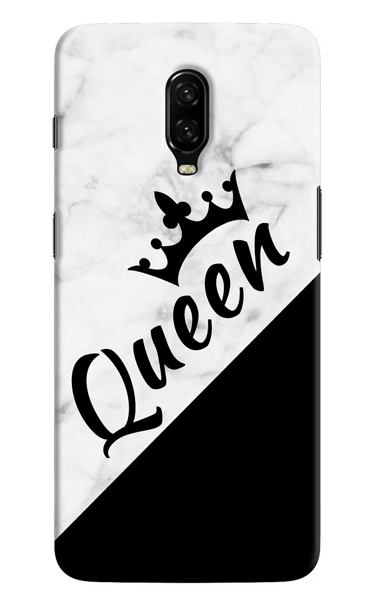Queen Oneplus 6T Hard Case Back Cover by Casekaro