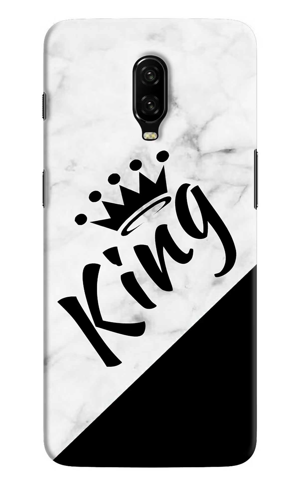 King Oneplus 6T Hard Case Back Cover by Casekaro