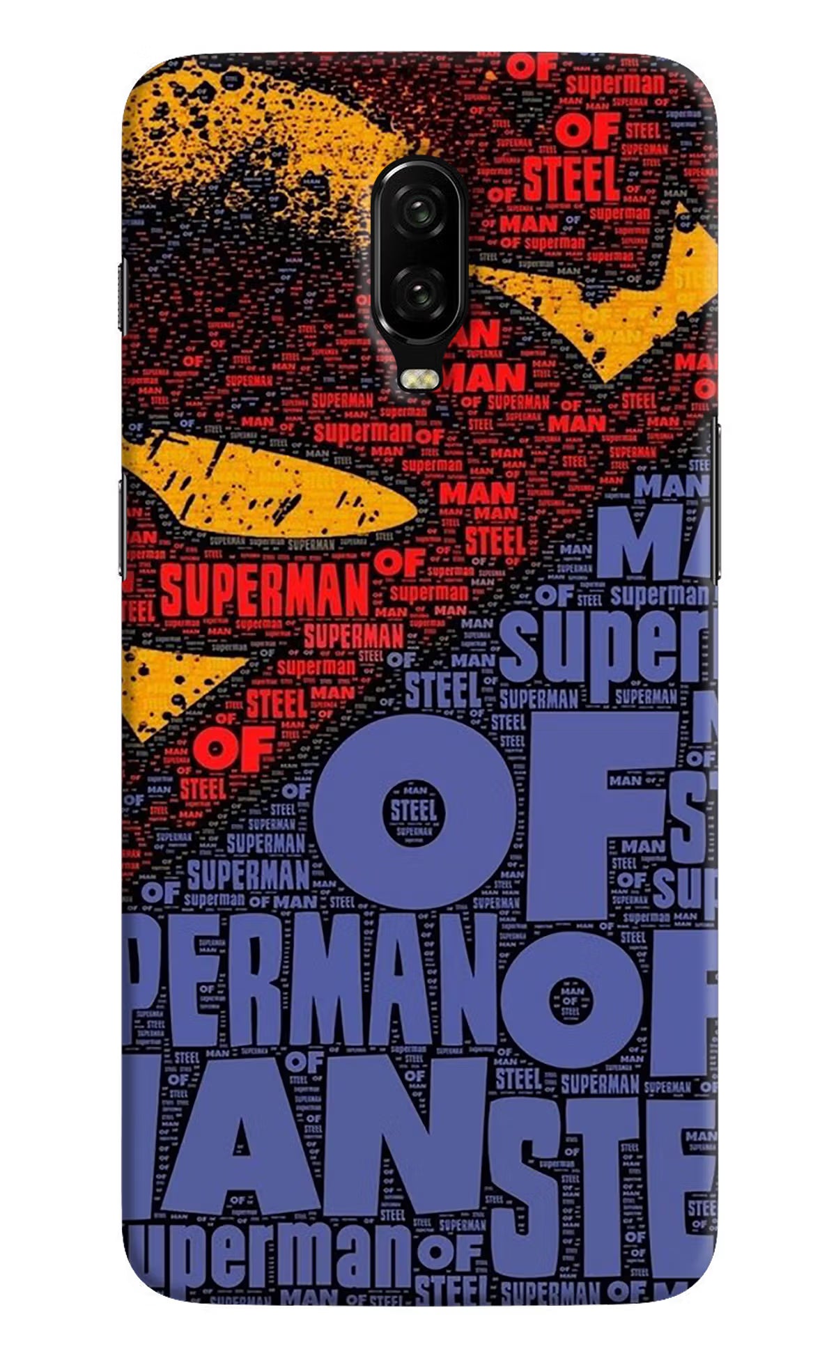 Superman Oneplus 6T Hard Case Back Cover by Casekaro