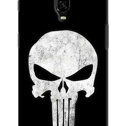 Punisher Skull Oneplus 6T Hard Case Back Cover by Casekaro