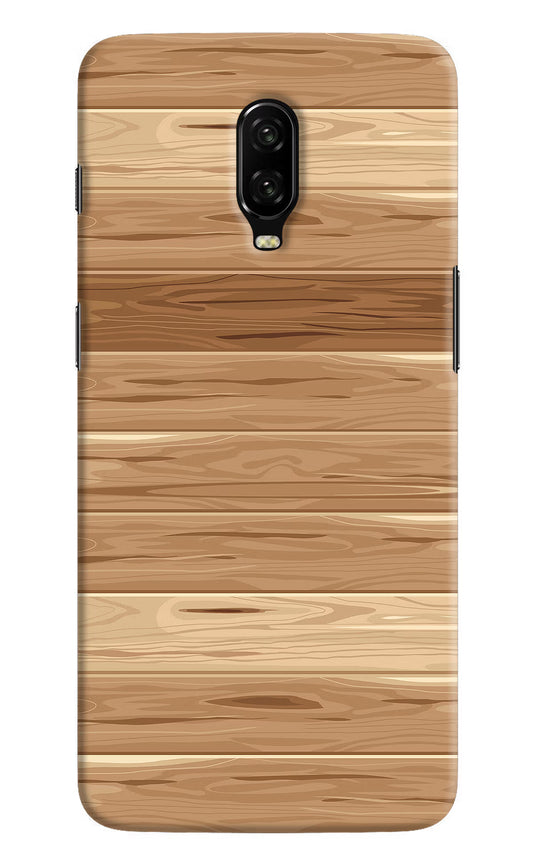 Wooden Vector Oneplus 6T Hard Case Back Cover by Casekaro