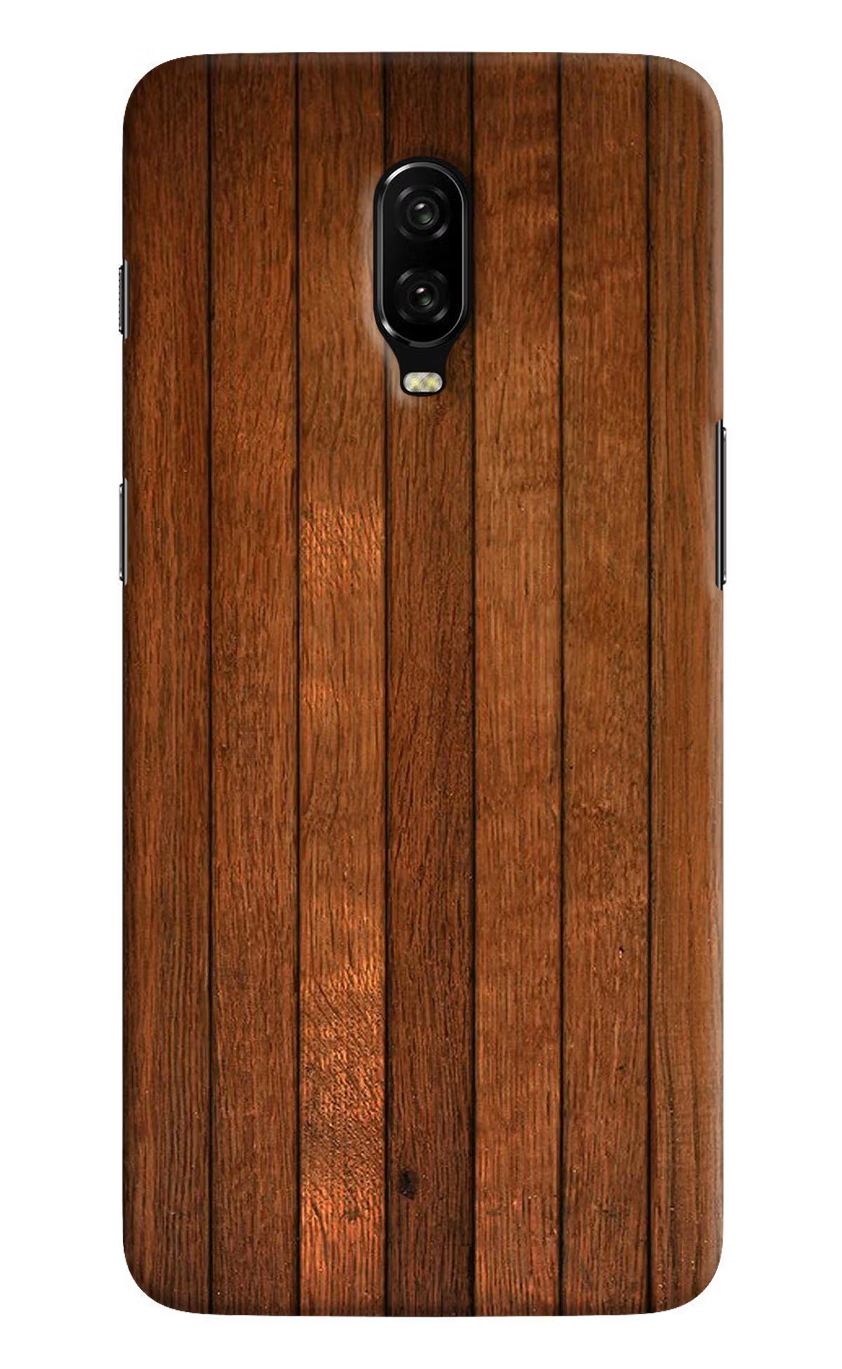 Wooden Artwork Bands Oneplus 6T Hard Case Back Cover by Casekaro