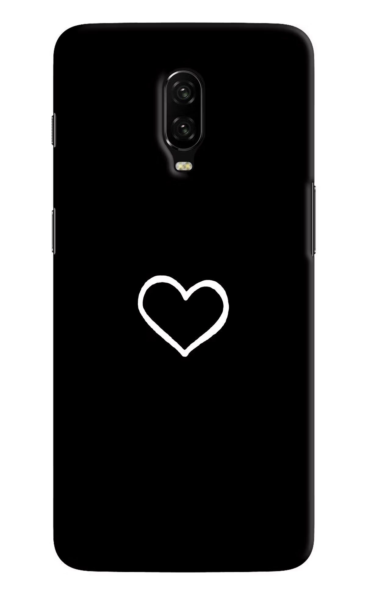 Heart Oneplus 6T Hard Case Back Cover by Casekaro