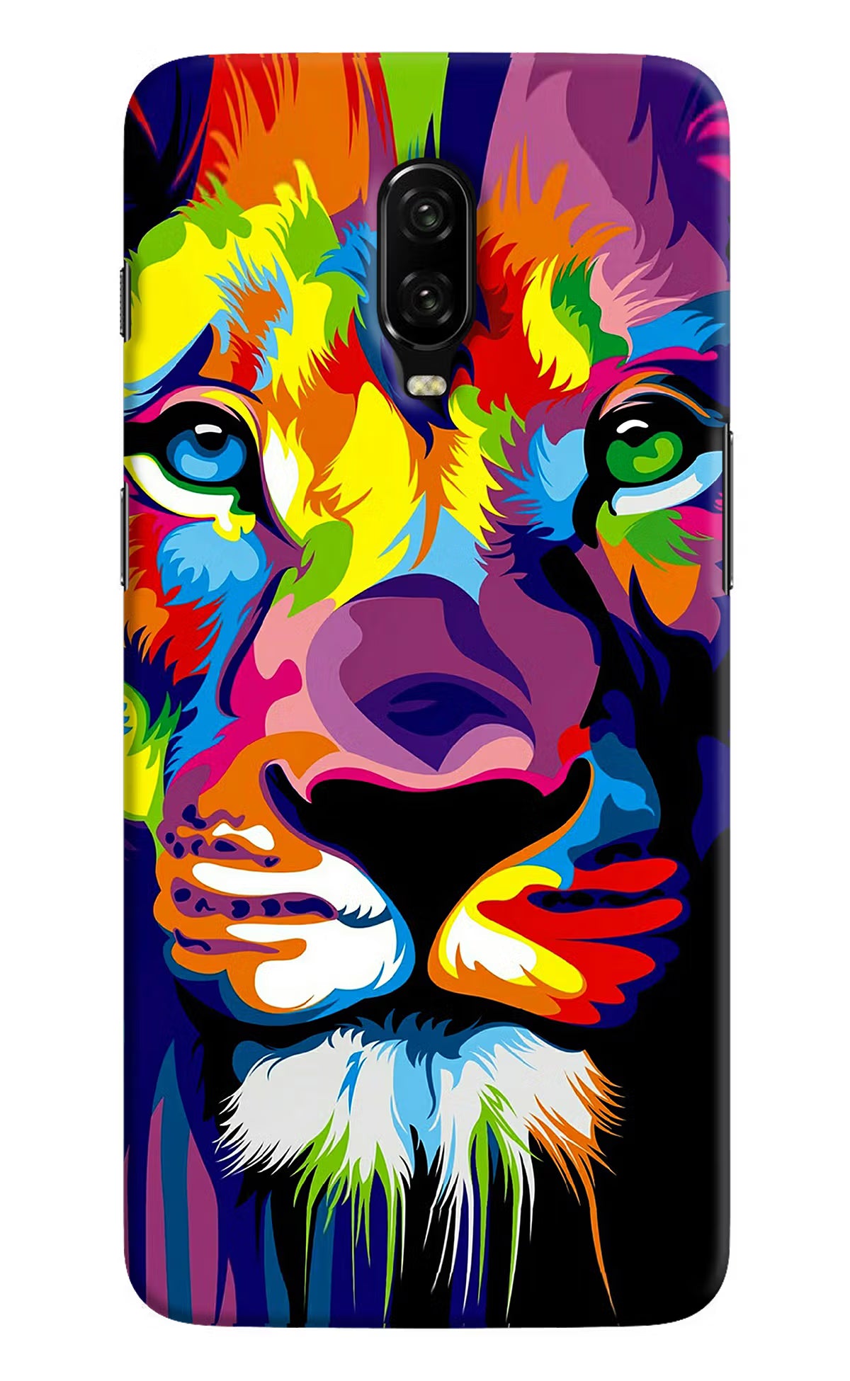Lion Oneplus 6T Hard Case Back Cover by Casekaro