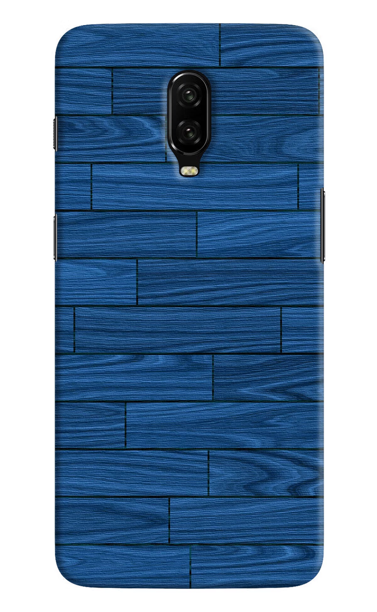 Wooden Texture Oneplus 6T Hard Case Back Cover by Casekaro