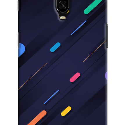 Abstract Design Oneplus 6T Hard Case Back Cover by Casekaro