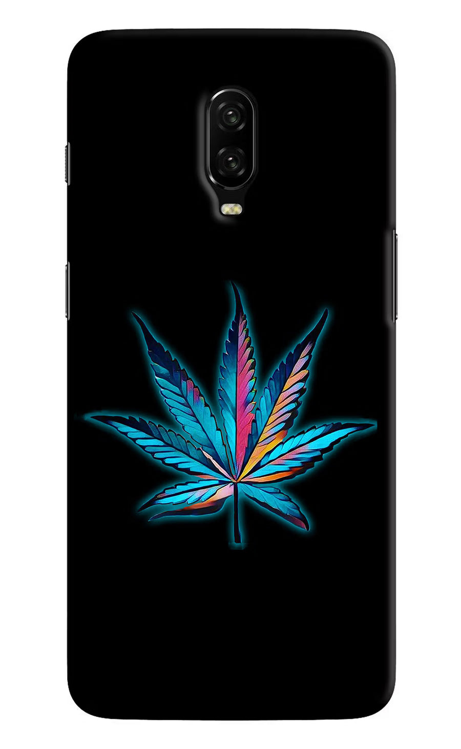 Weed Oneplus 6T Back Cover, Hard case