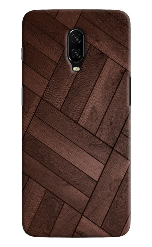 Wooden Texture Design Oneplus 6T Hard Case Back Cover by Casekaro