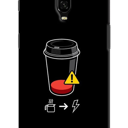 Coffee Oneplus 6T Hard Case Back Cover by Casekaro