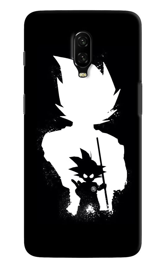Goku Shadow Oneplus 6T Hard Case Back Cover by Casekaro