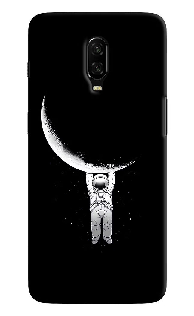 Moon Space Oneplus 6T Hard Case Back Cover by Casekaro