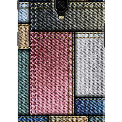 Multicolor Jeans Oneplus 6T Hard Case Back Cover by Casekaro