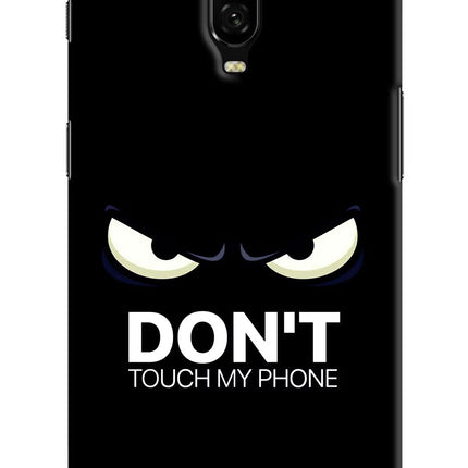 Don'T Touch My Phone Oneplus 6T Hard Case Back Cover by Casekaro