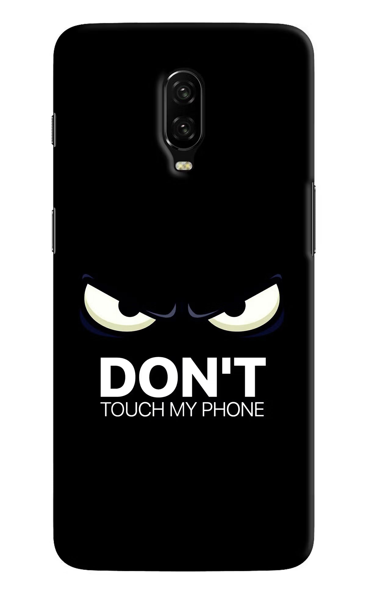 Don'T Touch My Phone Oneplus 6T Hard Case Back Cover by Casekaro