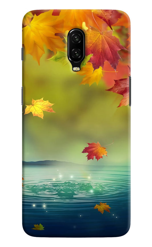 Flowers Oneplus 6T Hard Case Back Cover by Casekaro