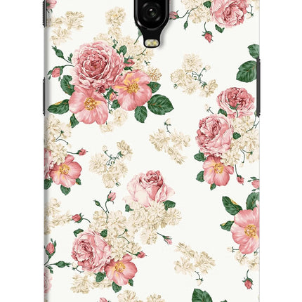Flowers Oneplus 6T Hard Case Back Cover by Casekaro