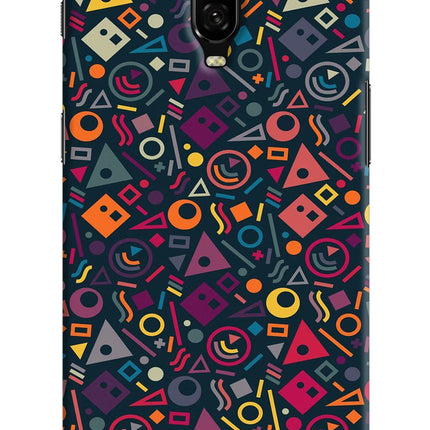 Geometric Abstract Oneplus 6T Hard Case Back Cover by Casekaro