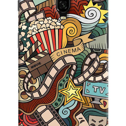 Cinema Abstract Oneplus 6T Hard Case Back Cover by Casekaro