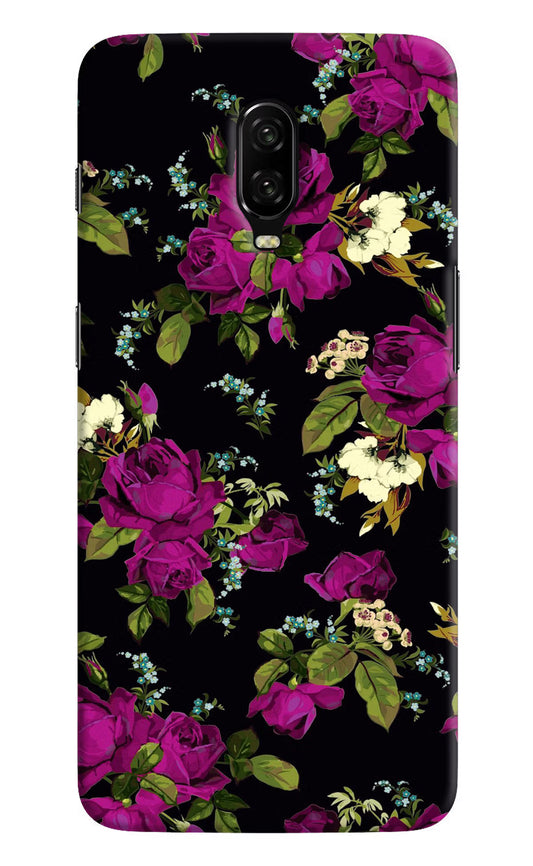 Flowers Oneplus 6T Hard Case Back Cover by Casekaro