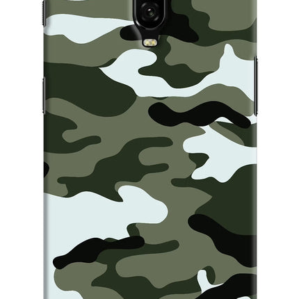 Camouflage Oneplus 6T Hard Case Back Cover by Casekaro