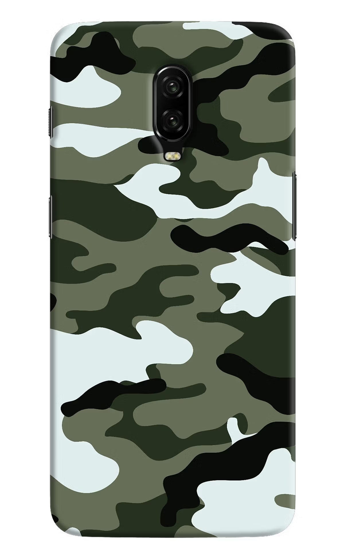 Camouflage Oneplus 6T Hard Case Back Cover by Casekaro