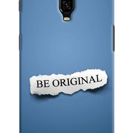 Be Original Oneplus 6T Hard Case Back Cover by Casekaro
