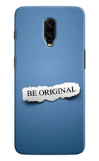 Be Original Oneplus 6T Hard Case Back Cover by Casekaro