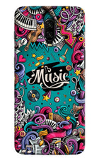 Music Graffiti Oneplus 6T Hard Case Back Cover by Casekaro