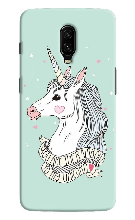 Unicorn Wallpaper Oneplus 6T Hard Case Back Cover by Casekaro