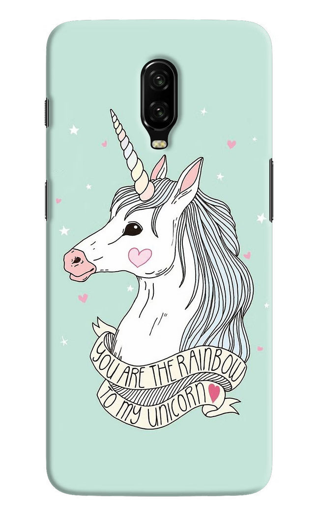 Unicorn Wallpaper Oneplus 6T Hard Case Back Cover by Casekaro