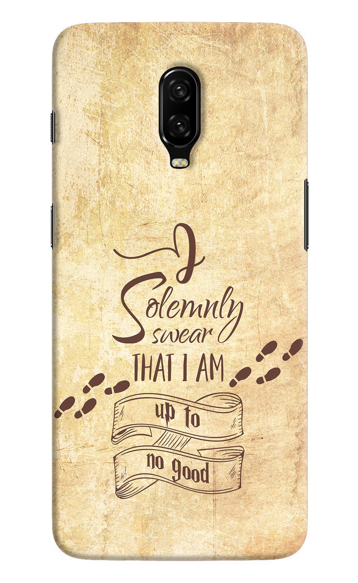 I Solemnly swear that i up to no good Oneplus 6T Hard Case Back Cover by Casekaro