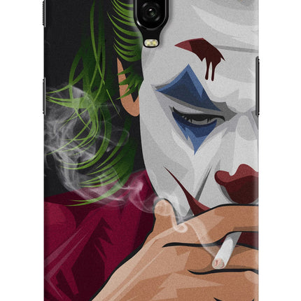 Joker Smoking Oneplus 6T Hard Case Back Cover by Casekaro